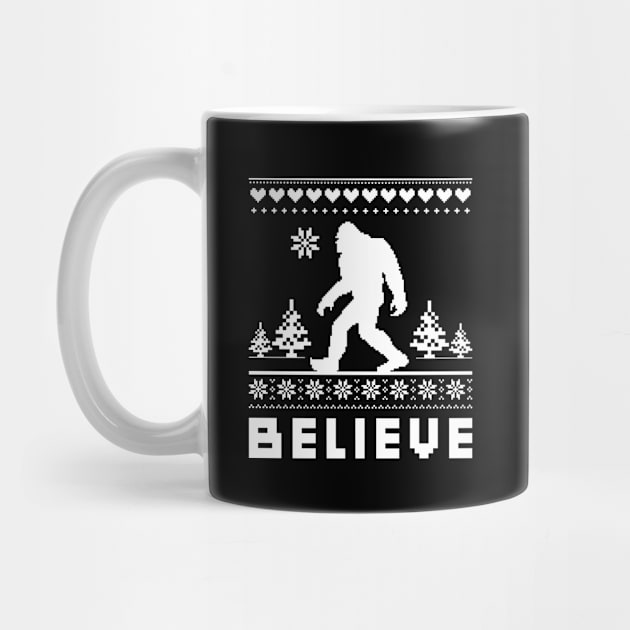 Big Foot Sasquatch Christmas Ugly Christmas Boys Girls by BrightGift